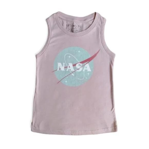 Fifth Sun |  Petal Pink NASA Pink Tank  Top | Large - Picture 1 of 7